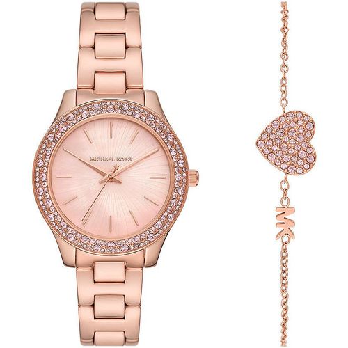 Montres Seul Le Temps Montre Seul Le Temps Femme Michael Kors Liliane Classique Cod. Mk1068set Michael Kors Mk1068set