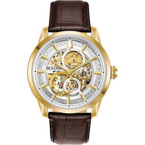 Montre Seul Le Temps Homme Bulova Automatic Sutton Trendy Cod. 97a138 Bulova