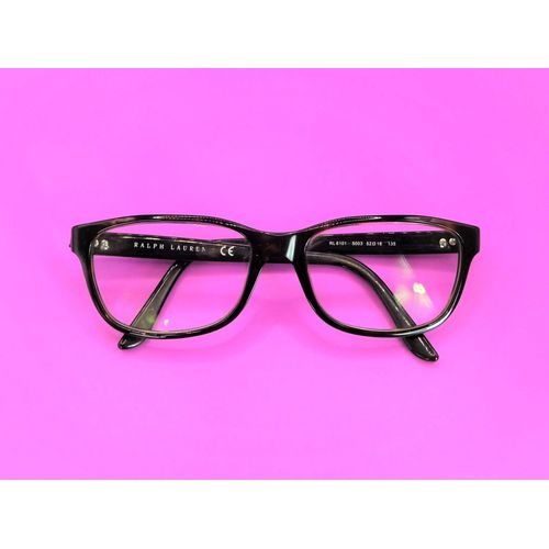 Monture/ Lunette De Vue Rectangle En Ecaille Fonc Et Dor- Ralph Lauren