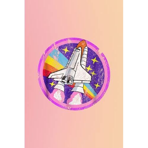 Mood Tracker Blank | Nasa Space Cool Distressed Rocket Rainbow Patch Gift   de Rock, Teri-Antoinette  Format Broch 