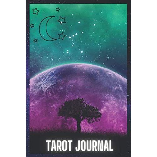 Moon Tarot Journal: Notebook, Sketchbook, Writing Book: 200 Big Blank Pages Dotted Grid System For Drawing, Writing, Sketch Art (Tarot Journals)   de milano, Ahmed  Format Broch 