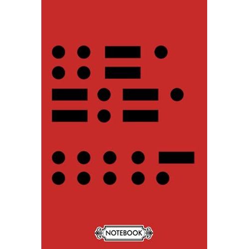 Morse Code 86 45 Notebook: Matte Finish Cover, 6x9 120 Pages, Planner, Lined College Ruled Paper, Journal, Diary   de Kajioka, Yuriko  Format Broch 