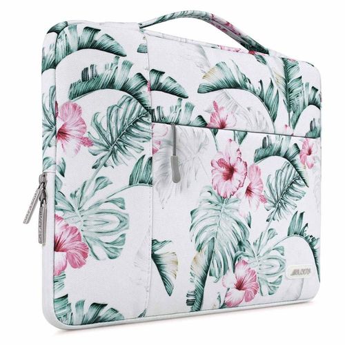 Mosiso 11 Pochette D'ordinateur tanche Pour Hommes Femmes Pochette Pour Ordinateur Portable tui Pour 2018 Nouveau Macbook Pro 15.6 Ordinateur Ba - For Nouveau Pro16 Pouce A2141 - Feuille De Banane