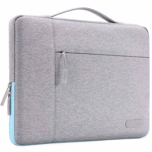 Mosiso 11 Pochette D'ordinateur tanche Pour Hommes Femmes Pochette Pour Ordinateur Portable tui Pour 2018 Nouveau Macbook Pro 15.6 Ordinateur Ba - For Nouveau Pro16 Pouce A2141 - Couleur Bleue Grise
