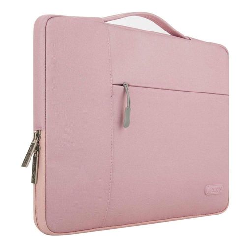 Mosiso 11 Pochette D'ordinateur tanche Pour Hommes Femmes Pochette Pour Ordinateur Portable tui Pour 2018 Nouveau Macbook Pro 15.6 Ordinateur Ba - For Nouveau Pro16 Pouce A2141 - Couleur Rose
