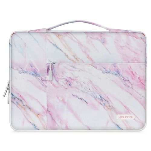 Mosiso 11 Pochette D'ordinateur tanche Pour Hommes Femmes Pochette Pour Ordinateur Portable tui Pour 2018 Nouveau Macbook Pro 15.6 Ordinateur Ba - For Nouveau Pro16 Pouce A2141 - Marbre Rose
