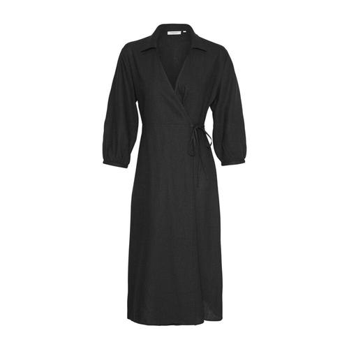 Moss Copenhagen - Dresses > Day Dresses > Wrap Dresses - Black