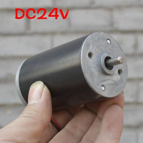 Moteur  balais de carbone 12V 24V 1650 tr/min 3350 tr/min  aimant Permanent cc, moteur puissant  roulements  billes avant et arrire, moteur  grande vitesse