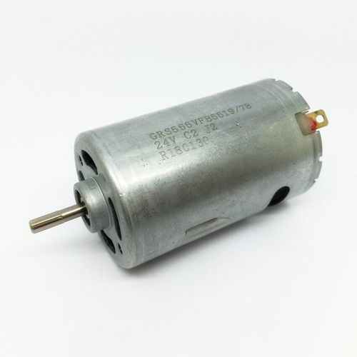 Moteur  balais de carbone  courant continu, avec roulement  billes avant, aimant puissant, ventilateur de refroidissement, Micro moteur  grande vitesse, 24V, 555 tr/min, 31000