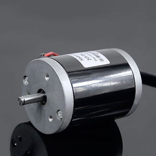 Moteur  balais de carbone pour Mini tour  billes, 24V, 150W, 7000 tr/min, couple lev, courant continu, faible bruit, double roulement  billes, diamtre 8mm