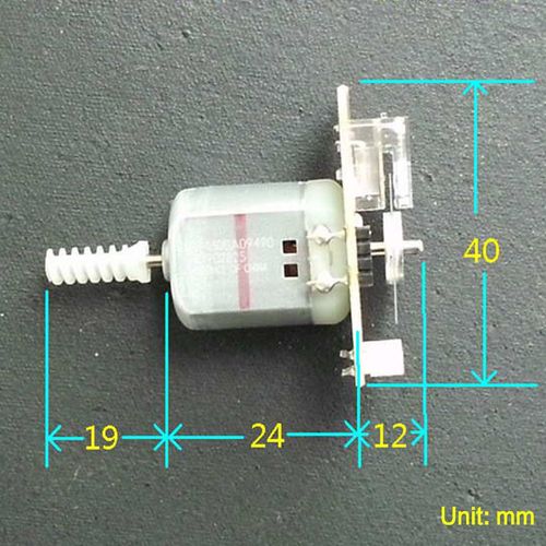 moteur de mesure de vitesse  disque de Code 334, ligne AB, codeur de Phase, cc 3V-24V 12V 16800RPM, balais de carbone FC130SA