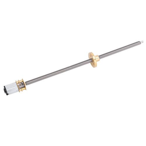 Moteur De RéDuction De Filetage De BoîTe De Vitesses Avec Arbre De Sortie Long, Courant Continu T5 X 160mm N20dc12v 120 Tr/Min