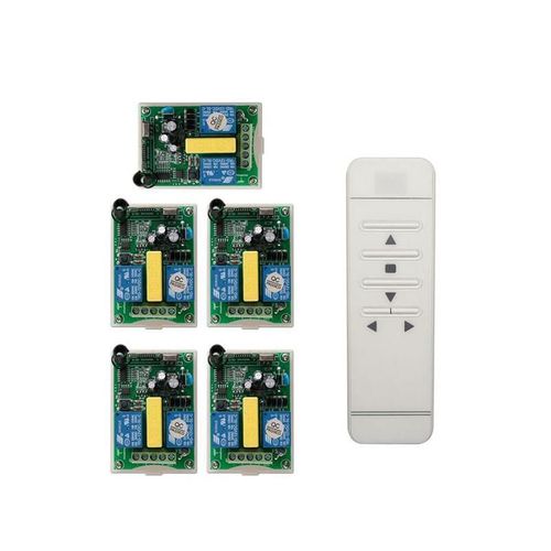Moteur tubulaire pour porte de garage/cran de projection/volets AC 220 V RF, interrupteur  tlcommande sans fil 99 canaux