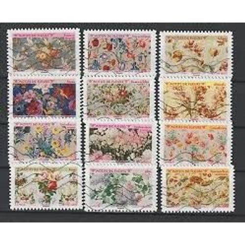 Motifs De Fleurs (Impression De Fleurs Sur Tissus) Srie Complte Anne 2021 Autoadhsifs N 1989 1990 1991 1992 1993 1994 1995 1996 1997 1998 1999 2000 Yvert Et Tellier