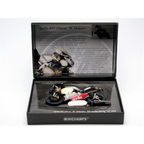 Moto Miniature - Minichamps - Aprilia 250 Cc Rsv - Noir - Pour Enfant