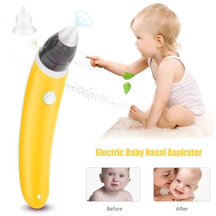 Mouche Bebe Electrique Aspirateur Nez Bebe Electrique Aspirateur Nasal Electrique Nasal Nettoyant Machine Pour Bebe Jaune Tam Qui Rakuten