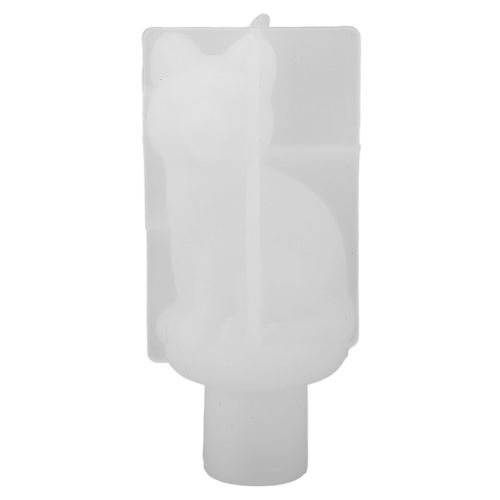 Moule A Bougie En Silicone En Forme De Chat Mignon, Facile A Demouler, Reutilisable Et Multifonction, Pour La Fabrication De Savon