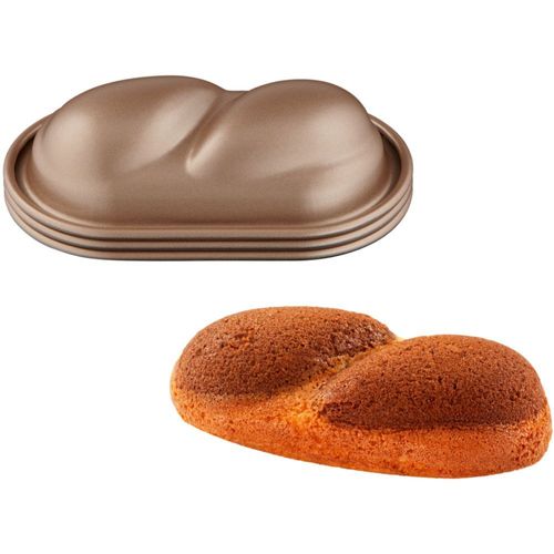 Moule  Briochette Tefal Creabake 3 Moules A Petite Torsade