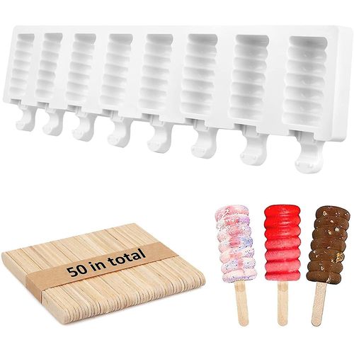 Moule  Crme Glace  8 Cellules, Moule  Gteau Magnum Moule  Crme Glace En Silicone Rutilisable
