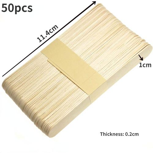 Moule  Crme Glace En Silicone  4 Cellules,Plateau  Glace,Moule  Popsicle,Bricolage,Machine  Glace,Plateau  Glaons - Type 50pcs Sticks