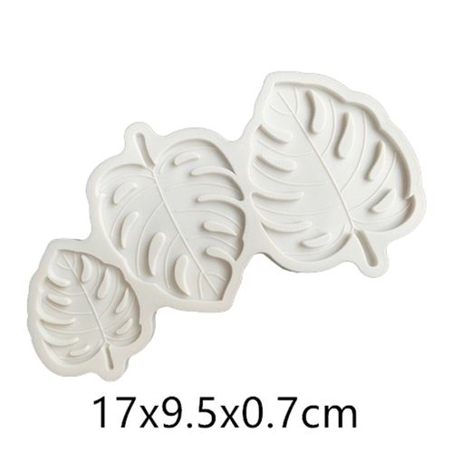 AYNKH Moule En Silicone En Forme De Feuille, Pour Gâteaux, Bonbons, Sucettes, Outils De Décoration De Pâtisserie, Utilisé Pour Façonner La Pâte à Sucre Fondue, Le Chocolat, Le Fondant