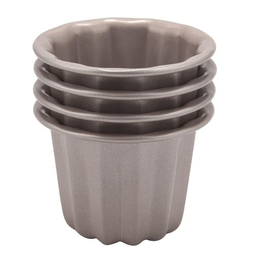 Moule Canele, Moule  Muffins Cannele, Moule  Cannel Antiadhsif 4pcs