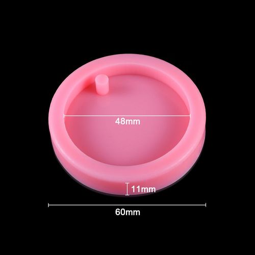 Moule En Rsine poxy En Silicone, 2 Tailles, Pendentif Rond En Forme D'os, Kit D'tiquette De Chien, Porte Cls, Moule De Moulage En Rsine, Outils D'artisanat