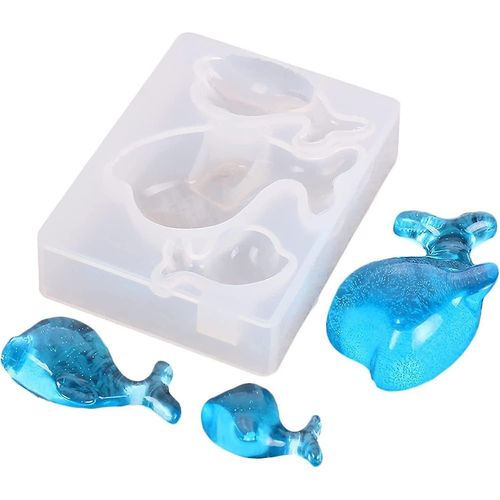 Moule En Silicone poxy En Forme De Dauphin  Antiadhsif, Rutilisable, 6 X 4,6 X 1,5 Cm, Pour Loisirs Cratifs Et Projets De Bricolage