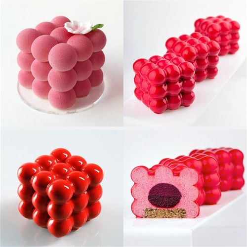 Moule Silicone Patisserie Orientale,Italie 6 Boule Magique Mousse Moule En Trois Dimensions Gteau Silicone Moule Ustensiles De Cuisine Franais Dessert Moule