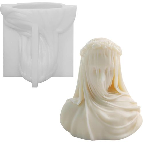 Moules  Bougies, Moules  Bougies En Silicone 3d, Forme De Bougie De Savon 3d Pour Femmes, Fournitures De Fabrication Bougies, Pour Fabrication De Bougie Parfume, Savons, Figurine Famille