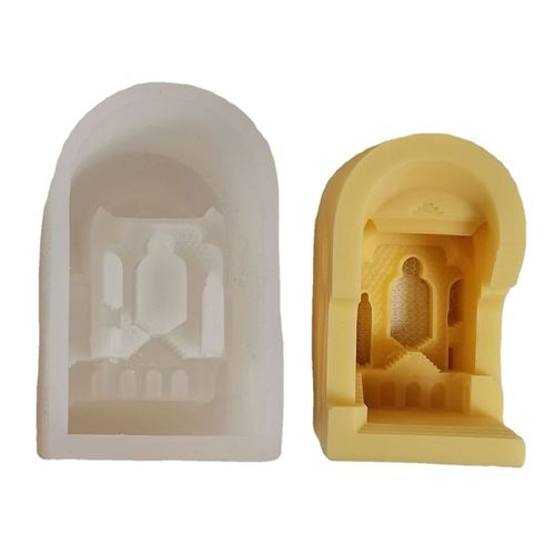 Moules En Rsine De Silicone, Chteau Ancien, Chteau, Bougie poxy, Arc De Gomtrie, Bricolage, Livraison Directe