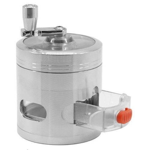 Broyeur à Pollen - 4 Pièces - Diamètre : 63 Mm - Avec Manivelle - Avec