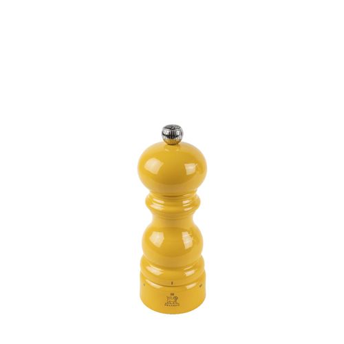 Moulin  Sel Manuel U'select En Bois Laqu, Jaune Safran, 15 Cm - 6 In Paris U'select