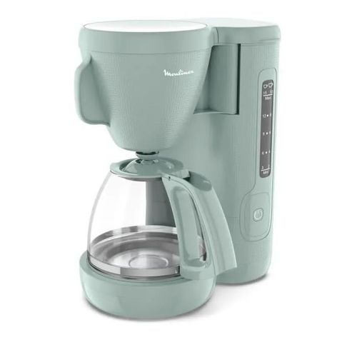 MOULINEX Cafetiere filtre 1.25L, Rservoir frontal, Porte-filtre pivotant, Systeme anti-gouttes, Maintien au chaud, Morning FG2M1310