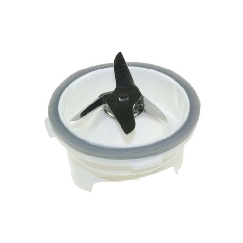 SUPPORT BLANC COUTEAU AVEC JOINT POUR PETIT ELECTROMENAGER MOULINEX - MS-0A11408