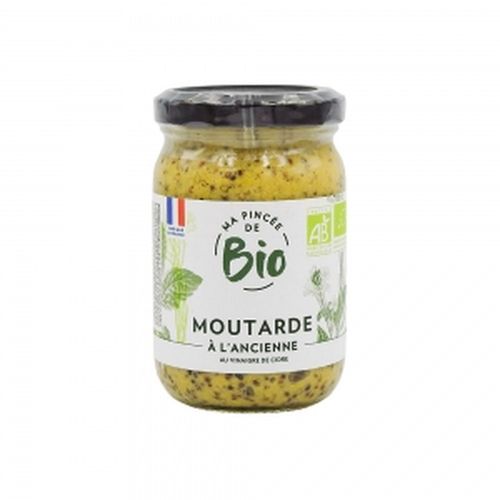 Moutarde  L'ancienne Au Vinaigre De Cidre Bio - Ma Pince Bio - Pot 200g