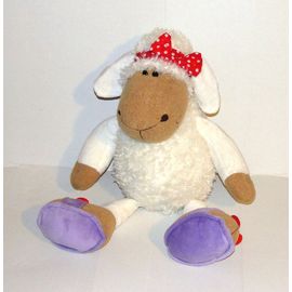 mouton nici modele 47 cm peluche doudou agneau mouton blanc cassé