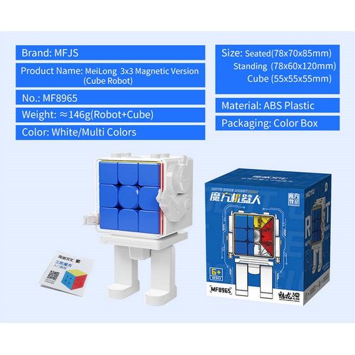 Moyu Meilong-Cube Magique Robot Pour Enfants,Version Magntique Et Non Magntique,Puzzle Professionnel,2x2,3x3,4x4,5x5 - Type 3x3 Magnteic