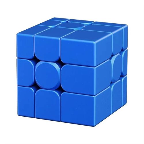 MOYU MFJS Cube miroir 3X3 V2 aimant magntique noyau de boule Puzzle ducatif Cube magique jouets pour enfants cadeau jouet Cubo Magico-No Magnetic Blue