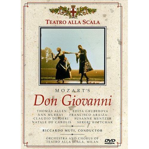 Mozart Don Giovanni / Giorgio Strehler  Riccardo Muti  T. Allen  E. Gruberova  Teatro Alla Scala de Carlo Battistoni