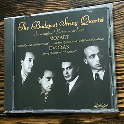 Mozart Et Dvorak Par Le Budapest String Quartet : The Complete Victor Recordings - 