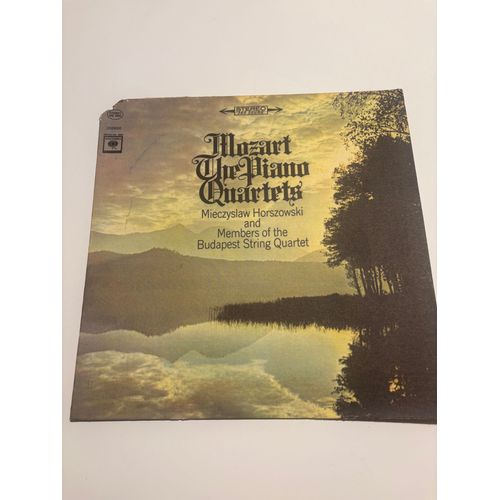Mozart The Piano Quartets Horszowski And Members Of The Budapest String Quartet - 