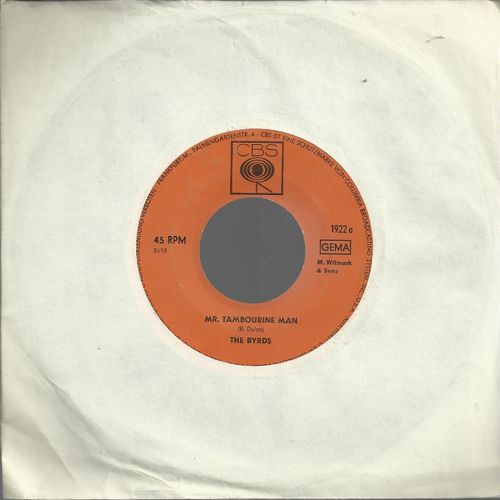 Mr. Tambourine Man (Bob Dylan)  /  I Knew I'd Want You (G. Clark) - The Byrds