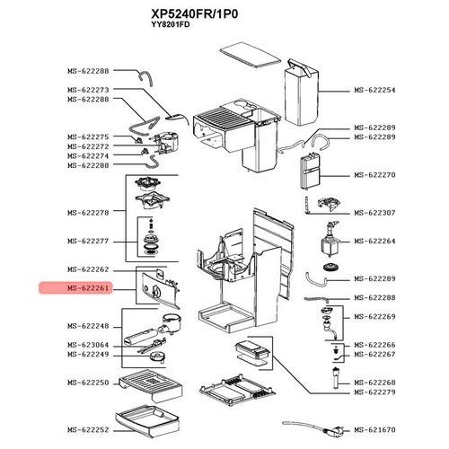 Krups. Cadran + Vanne + Bouton. Ref: Ms-622910 | Rakuten