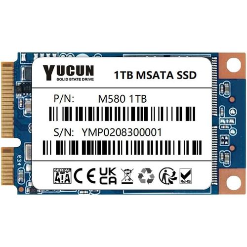 Msata Iii Disque Flash Ssd 1Tb Go Interne Solid State Drive 1Tb