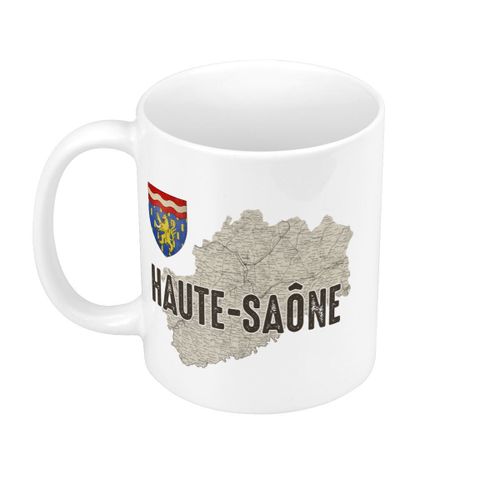 Mug Cramique Haute Sane 70 Dpartement Carte Ancienne Bourgogne