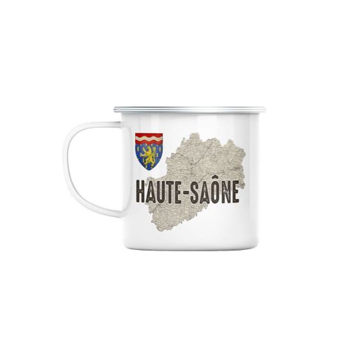 Mug En Mtal Emaill Haute Sane 70 Dpartement Carte Ancienne Bourgogne