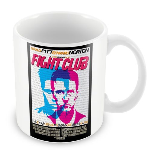 Mug Fight Club Affiche Film Brad Pitt Edward Norton
