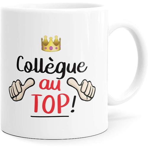 Mug Humour Collègue Tasse Message Drôle Rigolo. Idée Cadeau Original