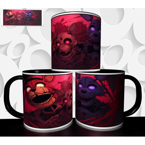 Mug Tasse  Caf - Jeu Video Fnaf Five Nights At Freddys 3398